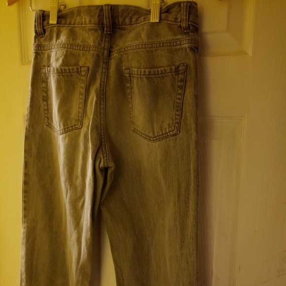 LandsEnd Gray wash Denim Boys Jeans Size 14 - Picture 1 of 2